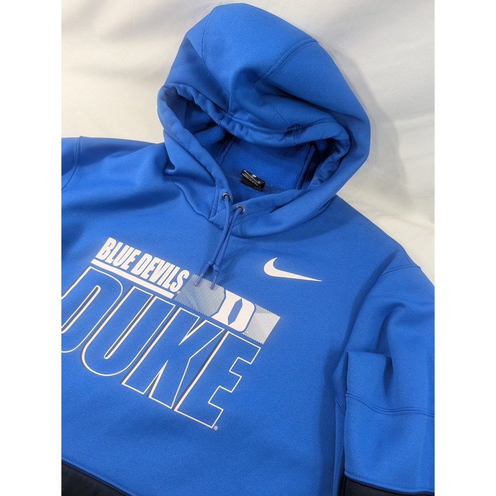 Nike Duke Blue Devils Men's Fleece Hoodie Sweatshirt Pullove Team Issues Mens XL